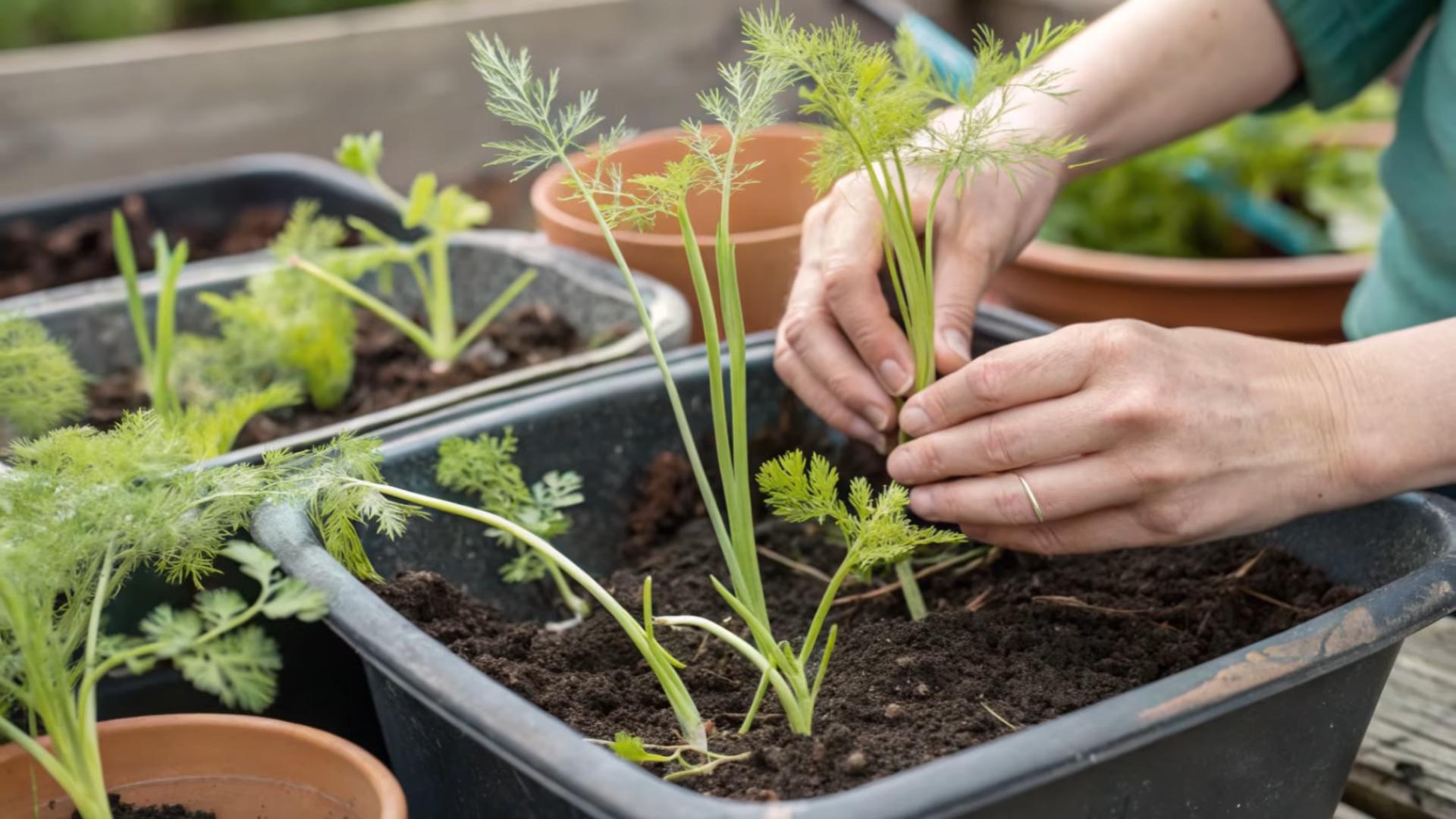 Fenchel Anbau Garten