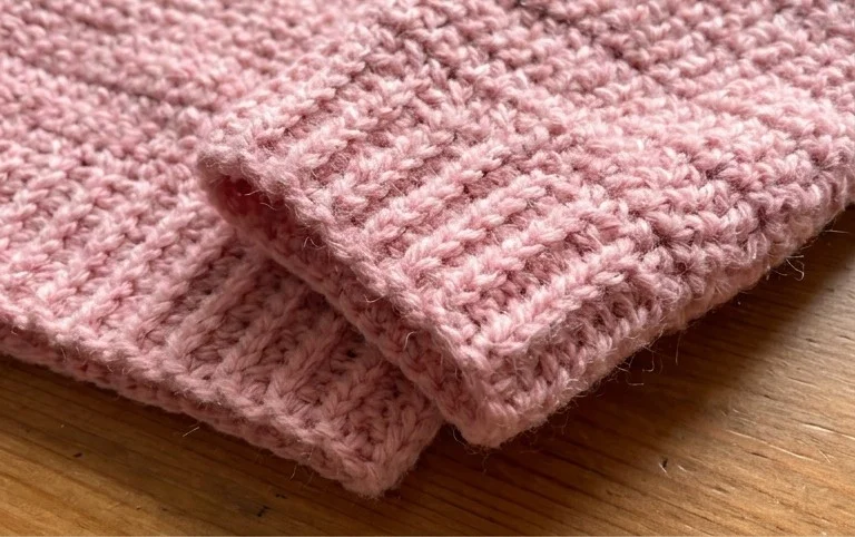 Pink Sweater Crocheting For Free